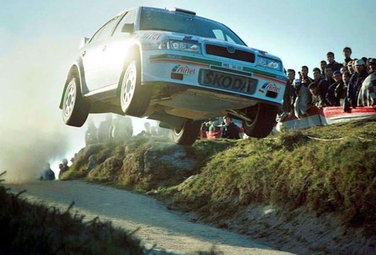 Armin Schwarz WRC Rallye Portugal 2000 Fafe Jump