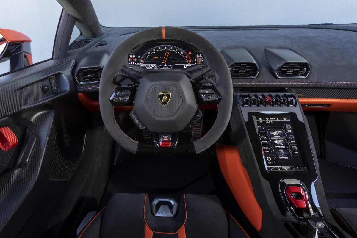Innenraum Cockpit Lamborghini Huracan Tecnica