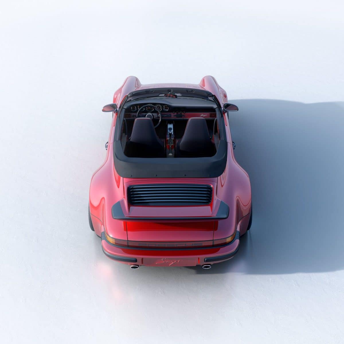 Porsche 911 Turbo Cabriolet reimagined by Singer 10