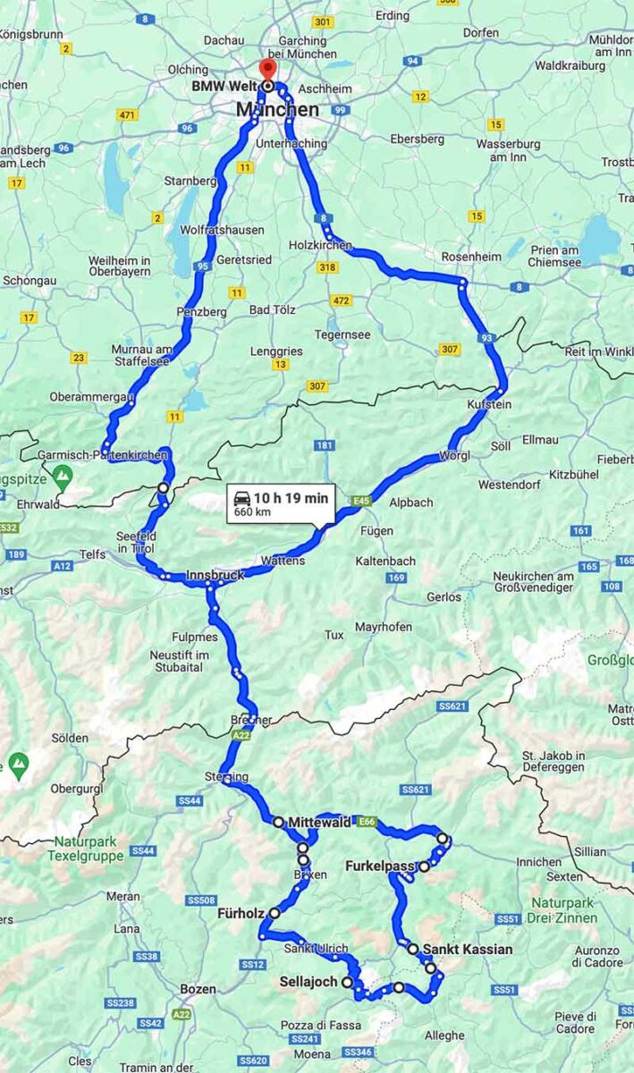 Dolomiten Route