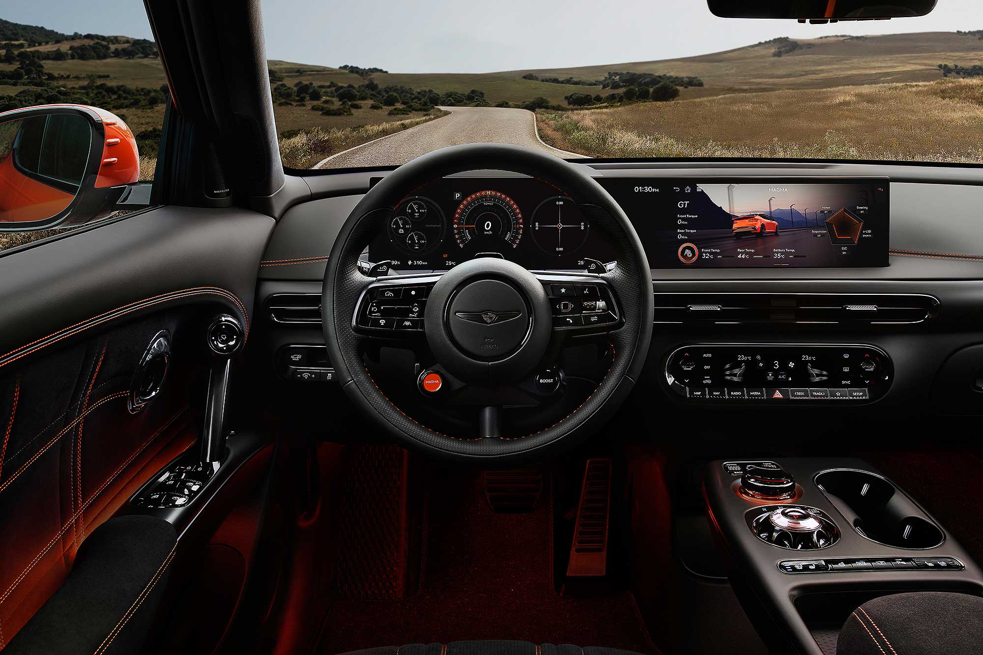 Genesis GV60 Magma Cockpit