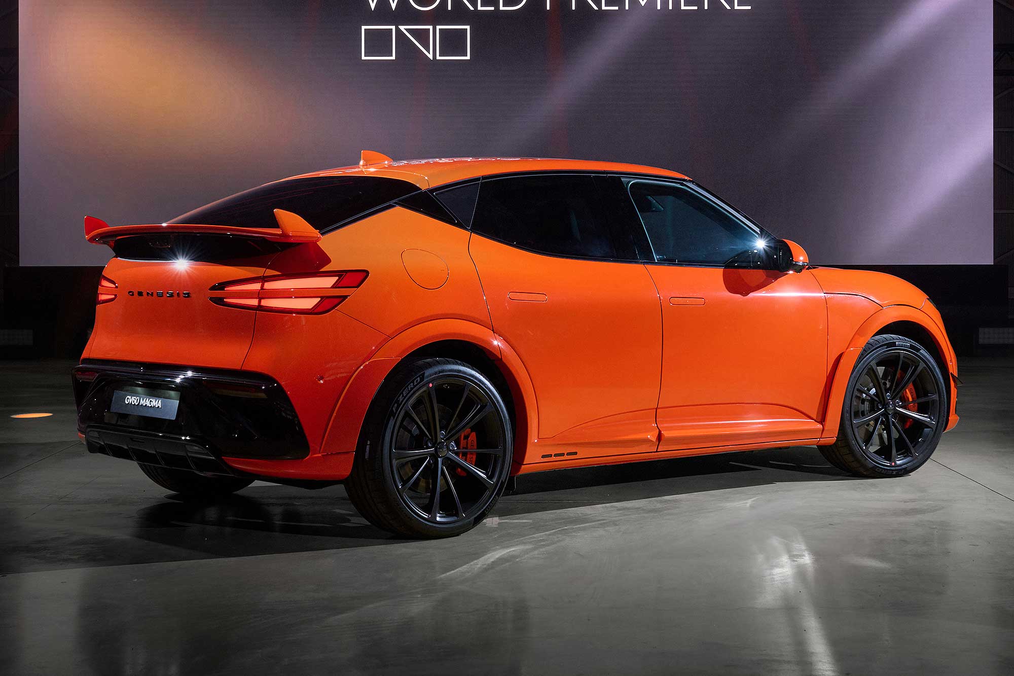 Genesis GV60 Magma Seite
